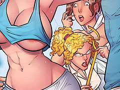 It is real human sperm, coming from a mecha - Artificial probing issue 3 by jab comix