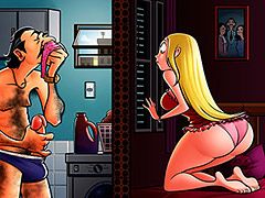 I saw his cock get real hard - Animated tales: I got into college and got to live rent-free by Welcomix (Tufos)