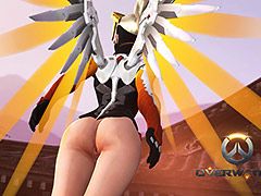 Mercy love unprotected sex and massive cumshots and creampies - Overwatch: Mercy  3D Collection