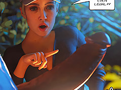 I told you there was a monster wandering around out here - The dare by Tab109