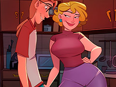 The guy gets excited and invites the MILF over - The 4 Naughties, Meeting Julie's mom by welcomix (tufos)