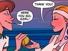 Such as returning the ball to wealthy girls dressed in sensual tennis attire - This is a Madhouse, The Ball boy's Smash by welcomix (tufos)