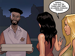 Fingers crossed we can have some fun with the pizza guy - The poker game 4