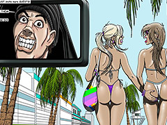 We invite a couple of hot bitches - Black van 7 Miami underground by Gary Roberts