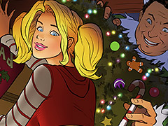 Dannie Mae just had to open a few presents early this year - Bubble Butt Princess by jab comix