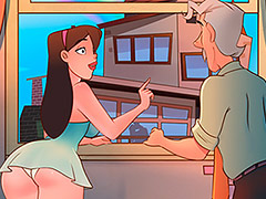 Anna and Charles spy on the neighbors fucking through the window - The Naughty Home animation, The rainbow’s secret by welcomix (tufos)