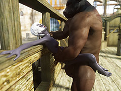 Minotaur give a pretty girl the fuck of lifetime - The Medusa by Vaesark