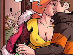 I love the way your pussy tastes, mom - Snowed in by jab comix