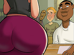 All he does in every class is imagine that he's fucking her - Hot for Ms. Cross by dirty comics