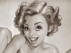 Hot vintage girl - Brothel Dolls (cartoon porn) by jabcomix