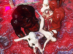Slut babe visited by giant mutants for sex - Fallen 8 by Vaesark