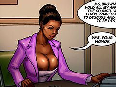 The mayor - look at those chocolate melons