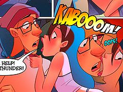 We can both fit in it very well - The Naughty Home A cold stormy night by welcomix (tufos)