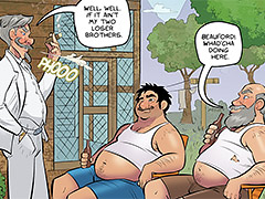 You blew your entire earnings on whores and junk in a matter of days - Farm lessons 22 by jab comix