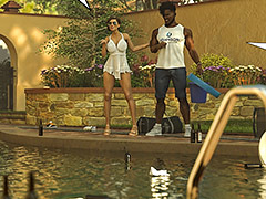 You certainly look like you have the equipment to get the job done - Pool dues by Tab109