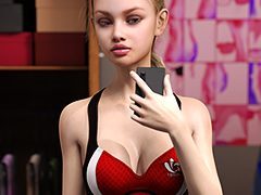 Hot bimbo teasing a BBC - Sexy 3D by Dark Lord