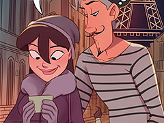 Her first stop is Paris, the most romantic city in the world - The 4 Naughties, Anna in Paris by welcomix (tufos)