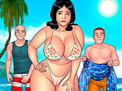 Two butts to look at, and my son is worried about sunburn - Pops, The Pervert Father-in-law, White bikini is a problem by welcomix (tufos)