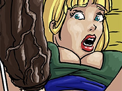 George's big old cock was uncircumsised (Cuckold sex) - Whiskey mirror by Illustrated interracial