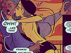 No wonder my shelly won't stop jumping on the poor boy - My MOM the reality TV star by jab comix