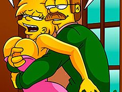 He finds an erotic doll on the bed - The Simptoons, Erotic doll of the future by welcomix (tufos)