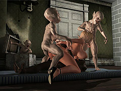 These guys were bigger, much bigger - Holly's Freaky Encounters / The attic of lust by Supafly 3d
