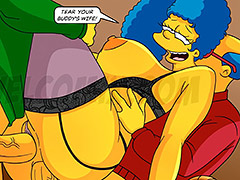 Come all of you and fuck me together - The Simptoons, The cuckold is the last to know by welcomix (tufos)