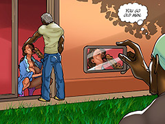 Thanks for letting me suck you - The wife and the black gardeners 3 by Kaos comics