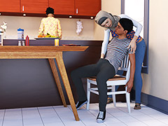 Big dick in my friend's mom - Sex for breakfast by Losekontrol (Hijab 3DX)