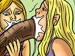 He sprays her back and ass with his thick hot cum - My son's black friend 5 The sleepover by Duke's Hardcore Honeys