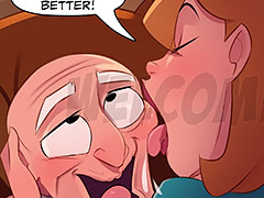 Either this ball is empty or the man had a stroke - The 4 Naughties, Naughty caregiver by welcomix (tufos)