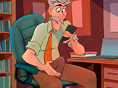 Andy enters the suite of the couple and finds the cell phone with sexy pictures - The Naughty Home animation - Sending nudes by welcomix (tufos)