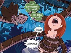 Kim vs Kaa - You're crazy if you think I'm falling for that by Tease comix