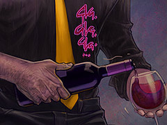 Make yourself confortable, want some wine? - Mania by Melkor Mancin