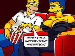 Our sex is going to get even naughtier - The Simptoons, Naughtiness at the movies by welcomix (tufos)