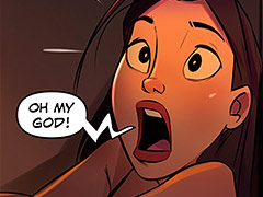 The girl hid in the closet, just to see if his dick was big too - This is a Madhouse, Double dose by welcomix (tufos)