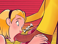You just shoved my mouth down on his cock - Kickin it with the camptons 2 by jab comix