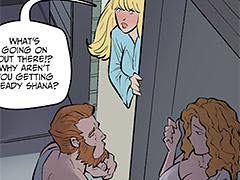 You better hurry before your mom has a cow - My Stripper Daughter by jab comix