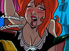 Peble finds a sexy housemaid costume and decides to try it on - The Flintstoons, Deep cleaning by welcomix (tufos)