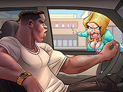 Blech, as if gagging on his rancid black cock wasn't sickening enough - Parking confusion by Karen