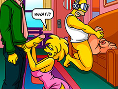 He finds an erotic doll on the bed - The Simptoons, Erotic doll of the future by welcomix (tufos)