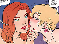 Sweety, would you like to lick your mommy's cunt? - Bubble butt Princess issue 8 by jab comix