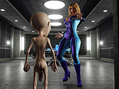Hardcore sex with kinky alien - Alien Attack by Blackadder