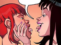 Put some more effort in that sloppy tongue of yours - Red angel 11 by jab comix