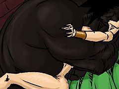 Kate looked up at her black master and punched at his chest - Farm girl by Illustrated interracial