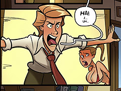 Fuck me, you stupid criminal - The hardon sibs issue 2 by jab comix