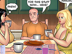 Two butts to look at, and my son is worried about sunburn - Pops, The Pervert Father-in-law, White bikini is a problem by welcomix (tufos)