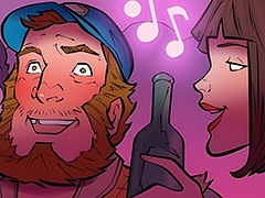 She's almost done with a private dance - My Stripper Daughter by jab comix