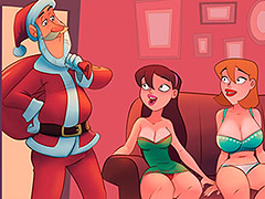 Santa Claus wants to know if Anna was a good girl during the year - The Naughty Home animation, Christmas at the Naughty Home by welcomix (tufos)