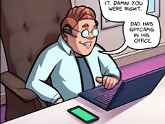 Fuck me, you fat pig, fuck me - My Son's Girlfriend by jab comix